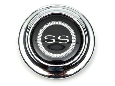 El Camino Steering Wheel Horn Cap Emblem, Super Sport, 1967