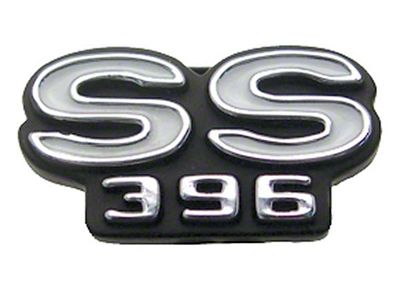 El Camino Steering Wheel Horn Shroud Emblem, Super Sport 396, Deluxe, 1968