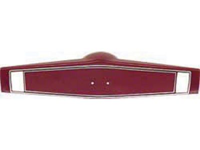 El Camino Steering Wheel Shroud, Two Button, Red, 1969-1970