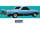 El Camino Super Sport Decal Set, Blue, 1978-1982