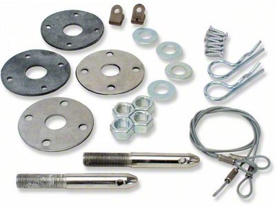 El Camino Super Sport SS Hood Pin Kit, Complete, 1970-1972
