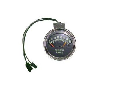 El Camino Tachometer, 5500 RPM Red Line, 1966