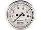 El Camino Tachometer, 7000 RPM, Old Tyme White, AutoMeter, 1964-72