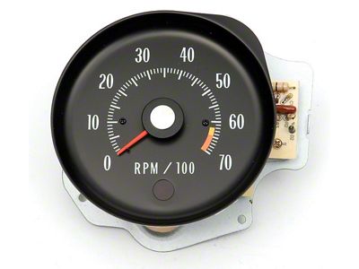 El Camino Tachometer, For Factory Gauge Car, 6500 Red Line,1971