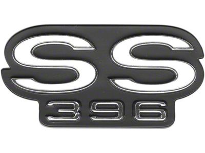 El Camino Tailgate Emblem, 396, SS, 1968-1970