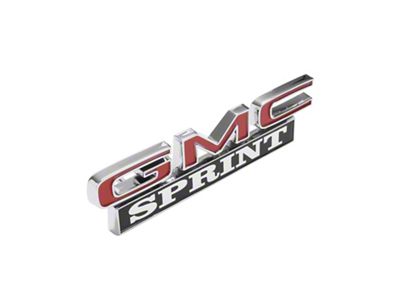 El Camino Tailgate Emblem, GMC Sprint, 1971-1972