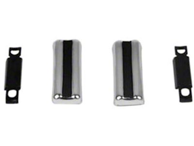 El Camino Tailgate Molding Extensions, Lower, 1968-1969
