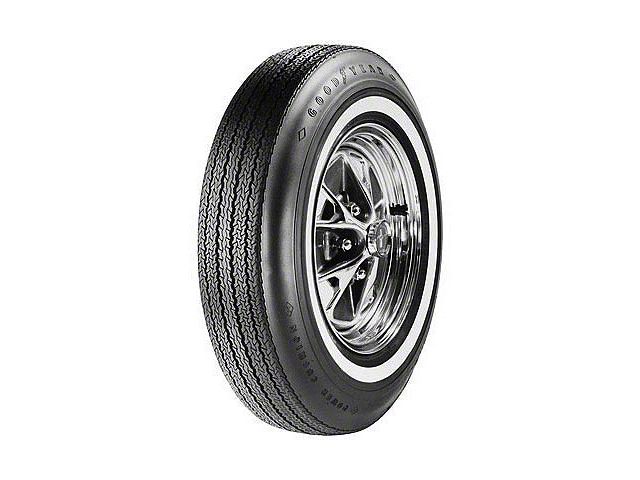 El Camino Tire, 6.95/14 With 7/8 Wide Whitewall, Goodyear Power Cushion Bias Ply, 1965-1966