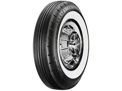 El Camino Tire, 8.00/14 With 2-1/4 Wide Whitewall, Goodyear, 1959-1960