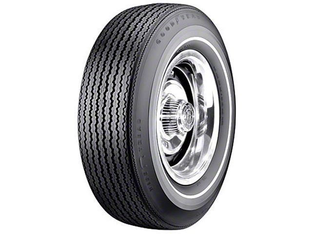 El Camino Tire, F70/14 White Stripe, Goodyear Speedway WideTread Bias Ply, 1967-1968