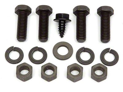 El Camino Transmission Related Fasteners Crossmember, 14 Pieces, 1964-1972