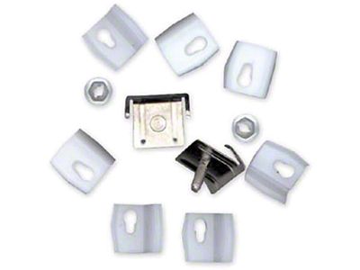 El Camino Under Rear Window Molding Clips, 1968-1972