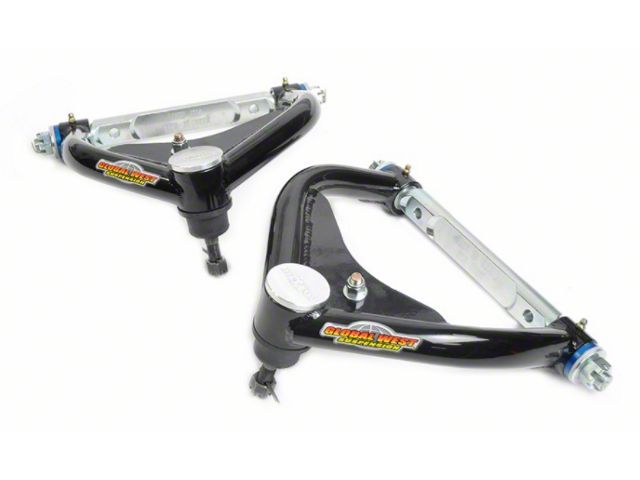 El Camino Upper Control Arm Assembly, With Negative Roll & Del-A-Lum Bushings, 1964-72