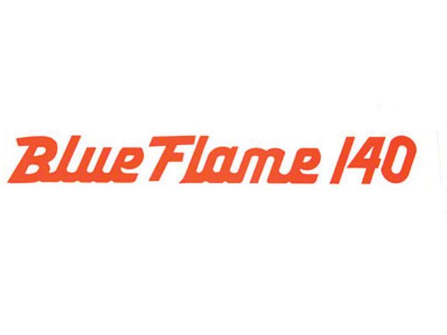 El Camino Valve Cover Decal, Blue Flame Six, 1959-1960