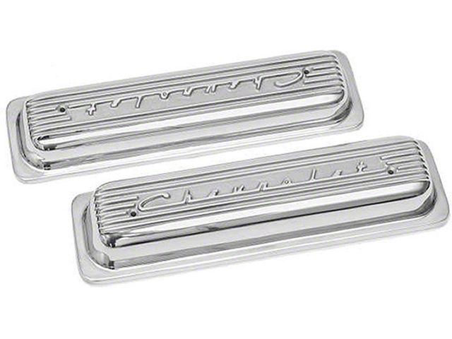 El Camino Valve Covers, Classic-Style, Aluminum, Polished, 1959-1987