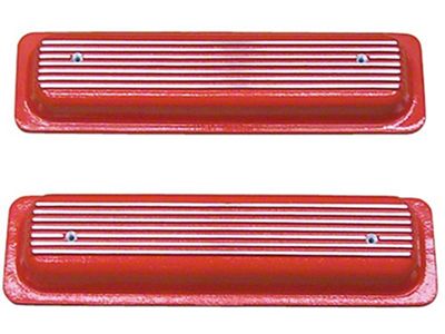 El Camino Valve Covers, SB, Center Bolt, Finned Top, Pair