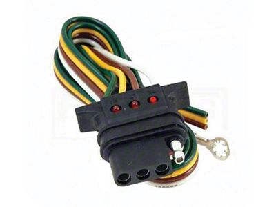 El Camino Vehicle Towing Wiring Connector, 4-Flat With LED,1959-1987