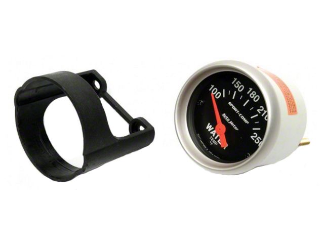 El Camino Water Temperature Gauge, Electric, Sport-Comp Series, AutoMeter. 1964-72