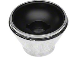 Dash Bezel Nuts 68 Wiper Black W/ Chrome Outside