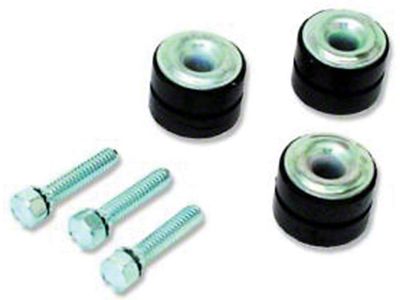 El Camino Wiper System Related Bolts Wiper Motor & Insulators Grommets, 8 Pieces, 1964-1966