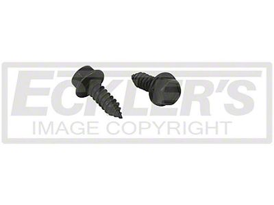El Camino Wiper Washer Bottle Bracket Fasteners, 1970-1972