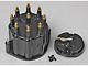 El Camion Distributor Cap & Rotor, With MaleTerminals, For Billet Flame-Thrower Distributor, PerTronix, Black,1964-83