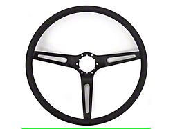 3-Spoke Comfort Grip Steering Wheel; All Black (69-72 El Camino)