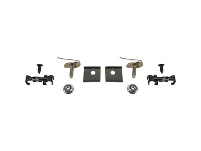 Rear Tail Fin Corner Molding Clip Set (1959 El Camino)