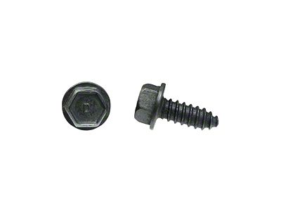 A/C Valve Tube Bracket Self Tapping Hex Screws; 2-Pieces (66-67 El Camino)