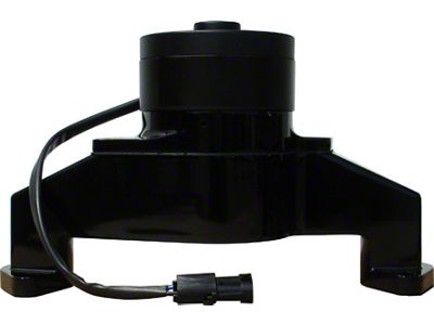 Electric Engine Water Pump; Aluminum; Black Powder Coat; Fits BB Chevy Engines