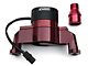 Electric Engine Water Pump; Aluminum; Red Powder Coat; Fits SB Chevy Engines