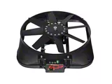 Electric Radiator Fan; High Perf. Model w/Bowtie Logo and Thermo; 15 In; 2800CFM