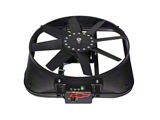 Electric Radiator Fan; High Perf. Model w/Bowtie Logo and Thermo; 15 In; 2800CFM