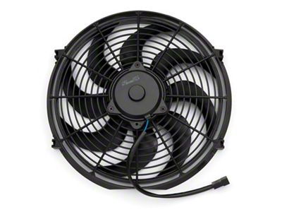 Electric Radiator Fan; Universal High Perf. S-Blade Model; 14 Inch; 1650CFM