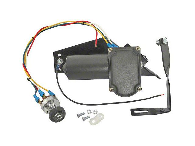 Electric Wiper Motor Conversion Kit - 12 Volt - Ford Convertible & Ford Station Wagon