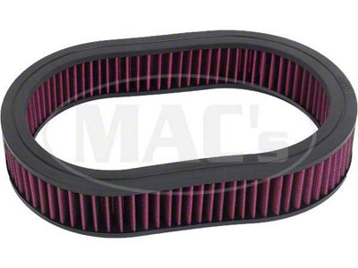 Element For Oval Aluminum Air Cleaner 64-73967