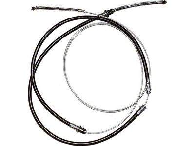 Emergency Brake Cable - Rear - 152-5/16 Long - Falcon, Comet, Ranchero With 6 Cylinder Except Convertible, 1964-1965 (6 Cylinder, Except Convertible)