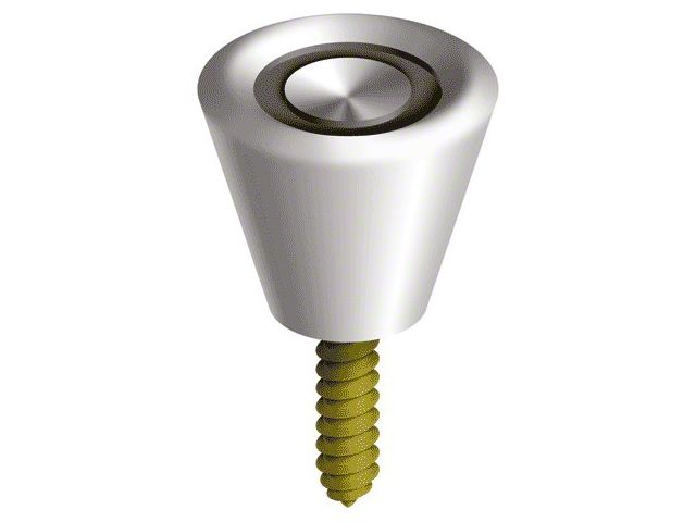 Emergency Flasher Switch Knob- Chrome