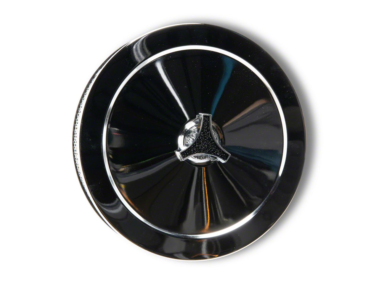 Ecklers Engine Air Cleaner Kit; 10 Inch Dia; Deluxe Model; Chrome