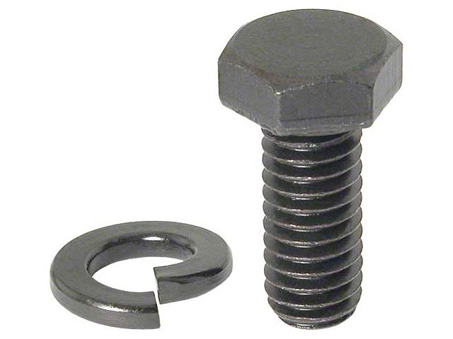 Engine Block Vent Cover Bolt & Lock Washer