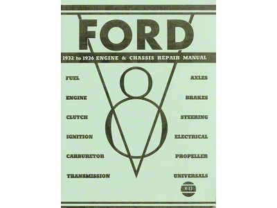 Engine & Chassis Repair Manual - 48 Pages - Ford