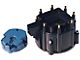 Engine Distributor Cap and Rotor Kit; Fits GM HEI Dist w/Internal Coil; Black