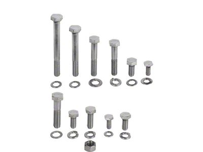 Engine Hardware Kit 351c, Chrome