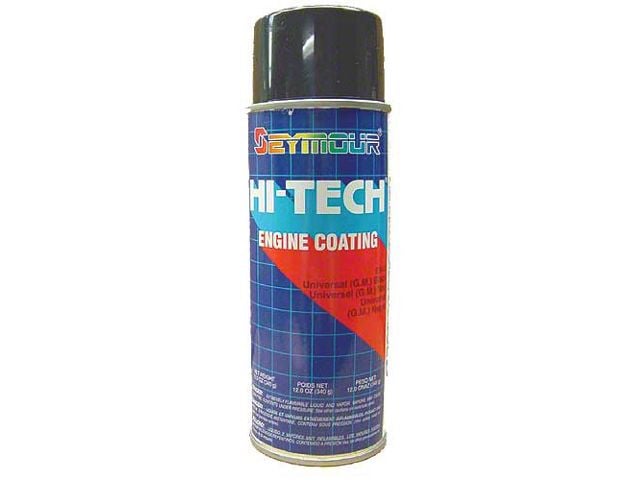 Engine Paint - Gloss Black - High-Temp Up To 300 - All Engines Before 6-1-65 - 12 Oz. Spray Can - Ford