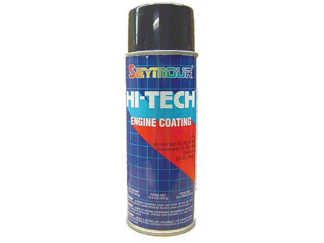 Engine Paint - Hi-Temp - Universal Gloss Black Enamel - 12 Oz. Spray Can