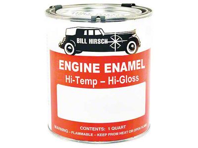 Engine Paint - Ford Medium Blue - Rated For Use Up To 300 Degrees - All Engines From 6-1-65 - 1 Quart