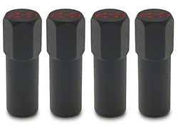 Engine Valve Cover Mini Nuts; Steel; Black; Bowtie Logo; Studs Included;