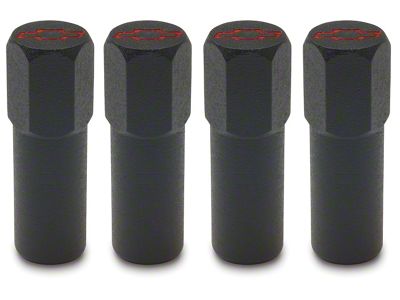 Engine Valve Cover Mini Nuts; Steel; Black; Bowtie Logo; Studs Included;