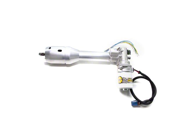 EPAS Performance Electric Power Steering Conversion Kit with GPS Automatic Adjust and Silver IDIDIT Steering Column (66-77 Bronco)