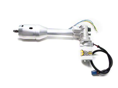 EPAS Performance Electric Power Steering Conversion Kit with Adjustable Potentiometer and Silver IDIDIT Steering Column (66-77 Bronco)